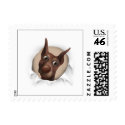 Doberman Pinscher (Fawn) Busting Out - Customized stamp