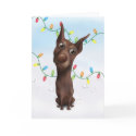 Doberman Pinscher (Fawn) Christmas cards by cartoondogs Doberman Pinscher (Fawn) Christmas cards