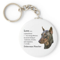 Doberman Pinscher Gifts Key Chains