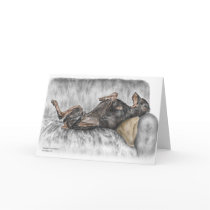 Doberman Pinscher Guard Dog cards by KelliSwan Doberman Pinscher Guard Dog cards