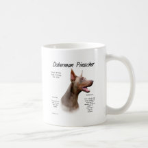 Doberman Pinscher (Isabella) History Design Coffee Mug