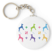 Doberman Pinscher Key Chain