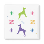 Doberman Pinscher Fridge Magnets
