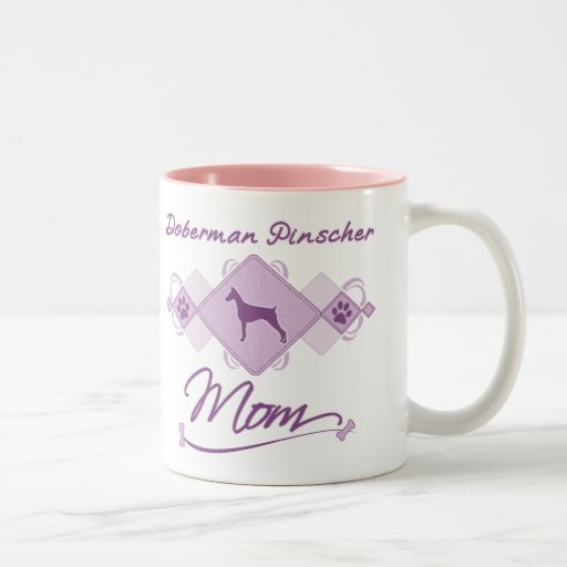 Doberman Pinscher Mom Coffee Mugs