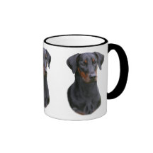Doberman Pinscher- natural eared Mug