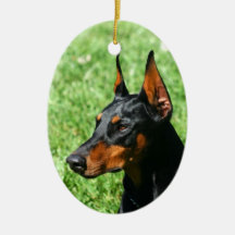 Doberman Pinscher ornament