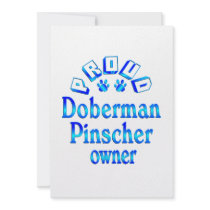 Doberman Pinscher Owner Custom Invite
