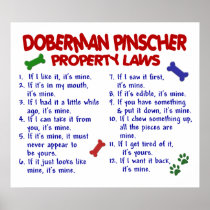 DOBERMAN PINSCHER PL2 POSTERS