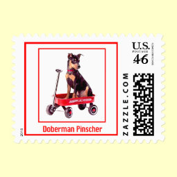 Doberman Pinscher stamp
