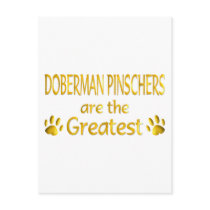 Doberman Pinscher postcards