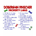 DOBERMAN PINSCHER Property Laws 2 t-shirts