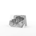 Doberman Pinscher & Puppy Drawing by Kelli Swan cards