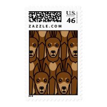 Doberman Pinschers postage