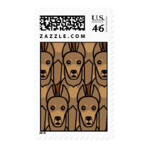 Doberman Pinschers postage