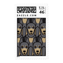 Doberman Pinschers postage