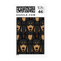 Doberman Pinschers postage