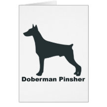 Doberman Pinsher Card