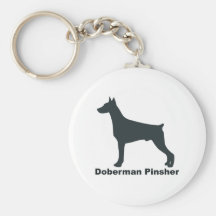 Doberman Pinsher Keychain