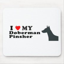 Doberman Pinsher Mouse Pads