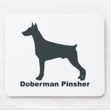 Doberman Pinsher Mouse Pads