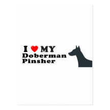 Doberman Pinsher Postcards