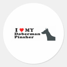 Doberman Pinsher Stickers