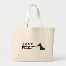Doberman Pinsher Tote Bag