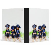 Doberman Puppies binder