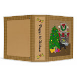 Doberman Puppy's 1st Christmas Scrapbook Binder