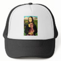 Doberman (red) - Mona Lisa hats by masterpiecedogs Doberman (red) - Mona Lisa hats