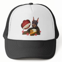 Doberman Share A Beer With Your Best Friend Trucker Hats