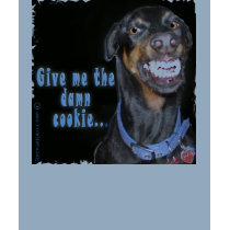 Doberman Smiles  t-shirts