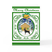 Doberman Vintage Christmas cards