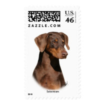 Dobermann 9Y381D-162 Postage Stamps