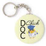 Doc Chick Medical School Grad keychains