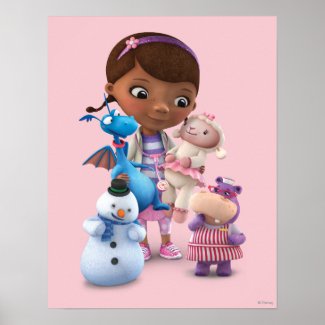 Doc McStuffins and Her Animal Friends Print