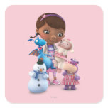 Doc McStuffins and Her Animal Friends Square Sticker
