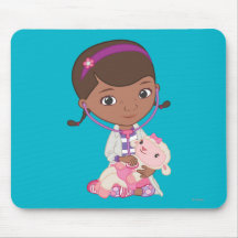 Doc McStuffins Holding Lambie Mouse Pad
