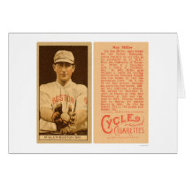Doc Miller Boston Braves Baseball 1912 Greeting Cards