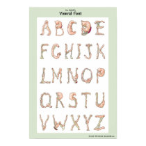 Doc Mitchell's Viseral Font. posters