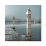 Dock at Dawn Magnet