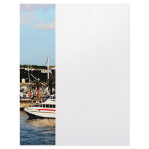 Dock at King's Wharf Bermuda Custom Letterhead