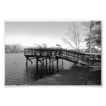 Dock B&W Print Extra Small Art Photo