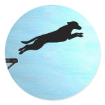 Dock Jumping Dog stickers