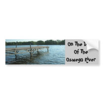dock, On The DockOf The Oswego River, Photo by:... bumper stickers