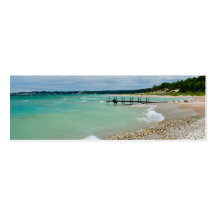 Dock on the edge of the bay business card