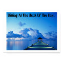 Dock, Sitting At The Dock Of The Bay. posters