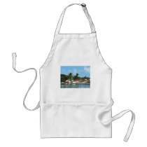 Docked Boats Antigua aprons