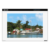 Docked Boats at Antigua Skin For 15" Laptop