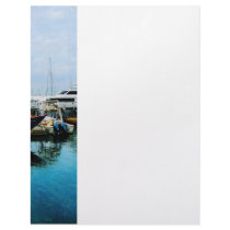 Docked Boats in Newport RI Letterhead